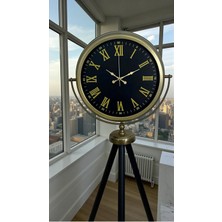 Aesco Mey Ithalat® Vintage Roma Rakamlı Modern Tripod Ayaklı Saat