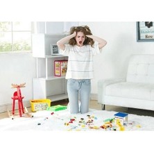 Aesco Mey Ithalat®  Pratik Taşınabilir Pembe Oyuncak Toplama Örtüsü Oyun Parkı Hurcu