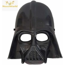 Aesco Mey Ithalat® Yıldız Savaşları Maskesi Darth Vader Maskesi Siyah Renk
