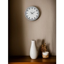 Aesco Mey Ithalat® 36 cm Beyaz Standart Duvar Saati