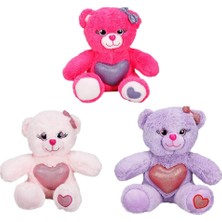 Aesco Mey Ithalat® Renkli Sevimli Peluş Ayıcık 26 Cm.  1 Adet Fiyatıdır