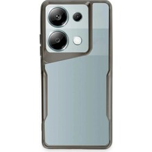 Aesco Mey Ithalat®  Xiaomi Redmi Note 13 Pro 4g Kılıf Boyi Silikon Kapak - Titan Gri