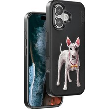 Aesco Mey Ithalat®  iPhone 16 Perma Desenli Kapak - Siyah