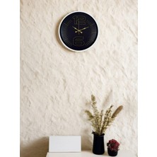 Aesco Mey Ithalat® 36 cm Beyaz Dekoratif Şık Duıvar Saati