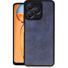 Aesco Mey Ithalat®  Realme Note 50 4g Kılıf Aras Deri Kapak - Lacivert