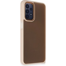 Aesco Mey Ithalat®  Samsung Galaxy A23 4g Kılıf Elegant Kapak - Pudra