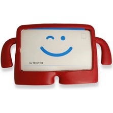 Aesco Mey Ithalat®  iPad Pro 11 (2021) Kılıf Karakter Tablet Silikon - Kırmızı