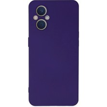 Aesco Mey Ithalat®   Reno 7 Lite Kılıf Nano Içi Kadife Silikon - Mor