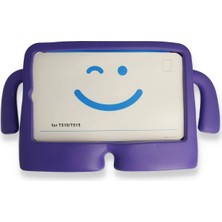 Aesco Mey Ithalat®  iPad 2022 10.9 (10.nesil) Kılıf Karakter Tablet Silikon - Mor