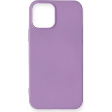 Aesco Mey Ithalat®  iPhone 12 Mini Kılıf First Silikon - Lila