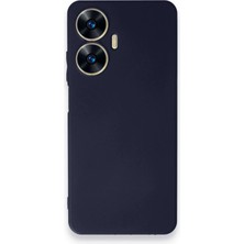 Aesco Mey Ithalat®  Realme C55 Kılıf First Silikon - Lacivert