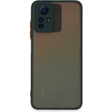Aesco Mey Ithalat®  Xiaomi Redmi Note 12S Kılıf Montreal Silikon Kapak - Yeşil
