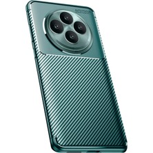 Aesco Mey Ithalat®   Reno 11 Fs Kılıf Auto Focus Karbon Kapak - Koyu Yeşil