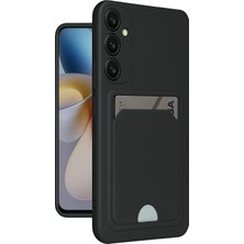 Aesco Mey Ithalat®  Samsung Galaxy M15 Kelvin Kartvizitli Silikon - Siyah