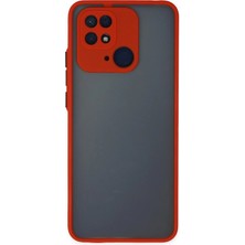 Aesco Mey Ithalat®  Xiaomi Redmi 10C Kılıf Montreal Silikon Kapak - Kırmızı