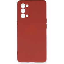 Aesco Mey Ithalat®   Reno 5 Pro Kılıf Nano Içi Kadife Silikon - Kiremit