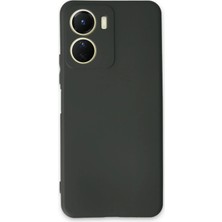 Aesco Mey Ithalat®  Vivo Y16 Kılıf First Silikon - Koyu Yeşil