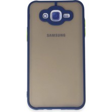 Aesco Mey Ithalat®  Samsung Galaxy J7 Kılıf Montreal Silikon Kapak - Lacivert