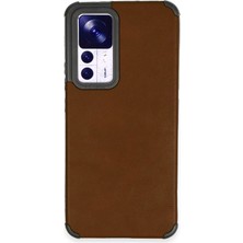 Aesco Mey Ithalat®  Xiaomi Mi 12T Kılıf Loop Deri Silikon - Kahverengi