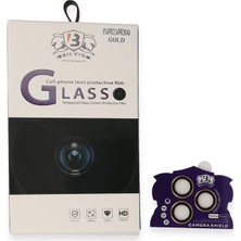 Aesco Mey Ithalat®  iPhone 14 Pro Max Bilvis Titan Kamera Lens - Gold