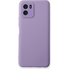 Aesco Mey Ithalat®  Vivo Y15S Kılıf Lansman Glass Kapak - Lila