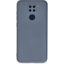 Aesco Mey Ithalat®  Xiaomi Redmi Note 9 Kılıf Nano Içi Kadife Silikon - Gri