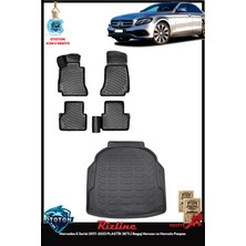 Rizline Mercedes E Serisi 2017-2023 Plastik Setli Bagaj Havuzu ve Havuzlu Paspas