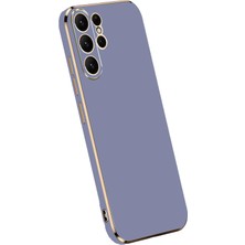 Aesco Mey Ithalat®  Samsung Galaxy S25 Ultra Kılıf Volet Silikon - Mavi