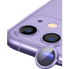 Aesco Mey Ithalat®  iPhone 11 Raze Metal Kamera Lens - Mor