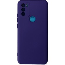 Aesco Mey Ithalat®  General Mobile Gm 21 Plus Kılıf Nano Içi Kadife Silikon - Mor