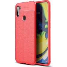 Aesco Mey Ithalat®  Samsung Galaxy A11 Kılıf Auto Focus Kapak - Kırmızı