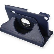 Aesco Mey Ithalat®  Huawei Mediapad T3 7 Kılıf 360 Tablet Deri Kılıf - Lacivert