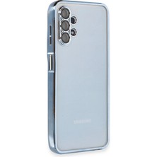 Aesco Mey Ithalat®  Samsung Galaxy A13 4g Kılıf  Lensli Silikon - Açık Mavi