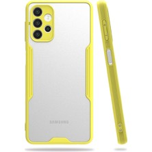 Aesco Mey Ithalat®  Samsung Galaxy A72 Kılıf Platin Silikon - Sarı