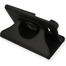 Aesco Mey Ithalat®  Samsung Galaxy T110 / T113 Tab 3 Lite 7 Kılıf 360 Tablet Deri Kılıf - Siyah