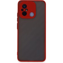 Aesco Mey Ithalat®  Xiaomi Redmi 12C Kılıf Montreal Silikon Kapak - Kırmızı