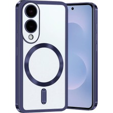 Aesco Mey Ithalat®  Samsung Galaxy S25 Edge Kross Magneticsafe Kapak - Lacivert