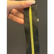 Gönülden Tasarım 21X4 cm Sarı Dişli Siyah Fermuar