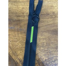Gönülden Tasarım 24X3 cm Dişli Neon Yeşil Siyah Fermuar