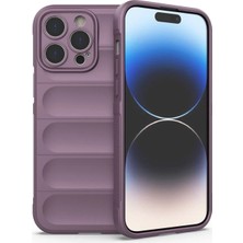 Aesco Mey Ithalat®  iPhone 13 Pro Kılıf Optimum Silikon - Mor