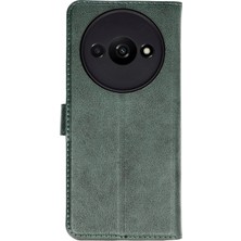 Aesco Mey Ithalat®  Xiaomi Redmi A3 4g Kılıf Trend S Plus Kapaklı Kılıf - Yeşil