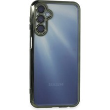 Aesco Mey Ithalat®  Samsung Galaxy A25 5g Kılıf  Lensli Silikon - Yeşil