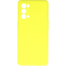 Aesco Mey Ithalat®   Reno 5 Pro Kılıf First Silikon - Sarı