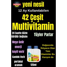 Kuşlar Için Multi Vitamin ve Kuş Vitamini , Muhabbet Kuşu , Papağan.güvercin ve Kanarya 125ML