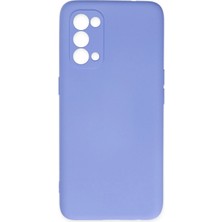 Aesco Mey Ithalat®   Reno 5 Kılıf Nano Içi Kadife Silikon - Lila