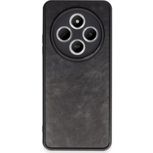 Aesco Mey Ithalat®  Xiaomi Redmi 14C Kılıf Aras Deri Kapak - Siyah