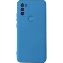 Aesco Mey Ithalat®  General Mobile Gm 21 Plus Kılıf Nano Içi Kadife Silikon - Mavi
