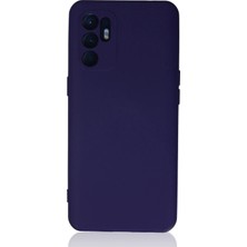 Aesco Mey Ithalat®   Reno 6 Kılıf Nano Içi Kadife Silikon - Mor
