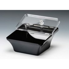 Biradlı Kapaklı Teşhir Kasesi