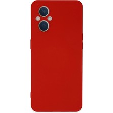 Aesco Mey Ithalat®   Reno 7 Lite Kılıf Nano Içi Kadife Silikon - Kırmızı